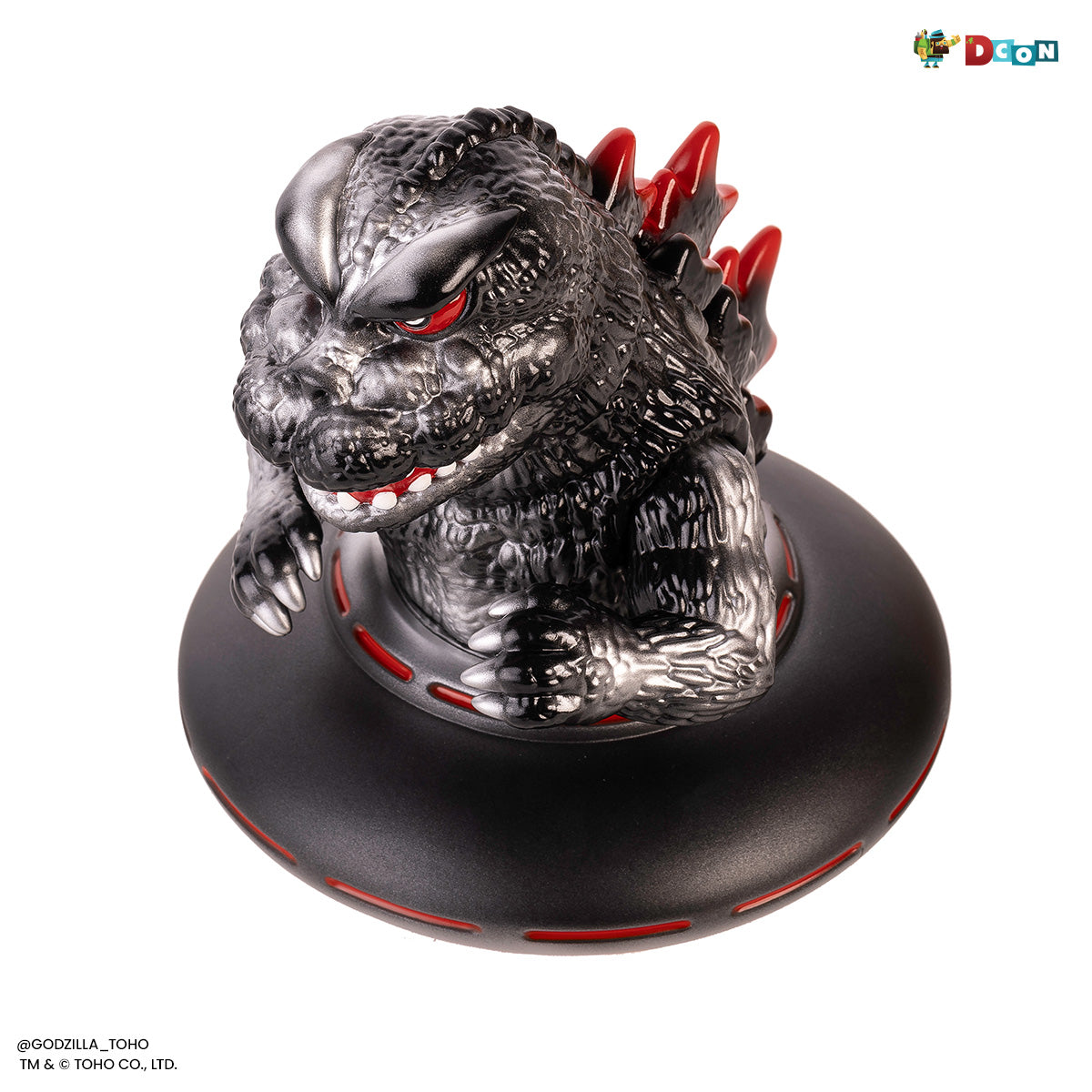 Godzilla UFO Soft Vinyl Figure - Xilien Black (Designer Con Exclusive) | Collectible Japanese Kaiju Toy for Display & Gifts | Perfect for Anime Fans & Pop Culture Collectors