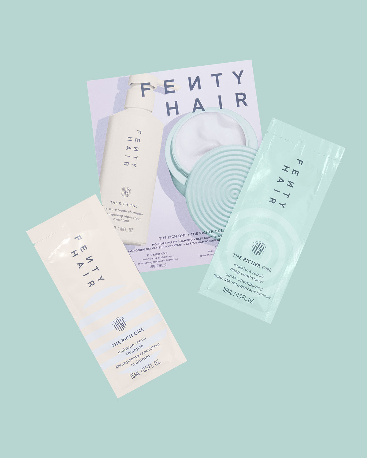 The Rich One Shampoo & Richer One Deep Conditioner Duo Pack - Hair Care Set for Dry, Damaged Hair - Perfect for Salon-Quality Treatment at Home