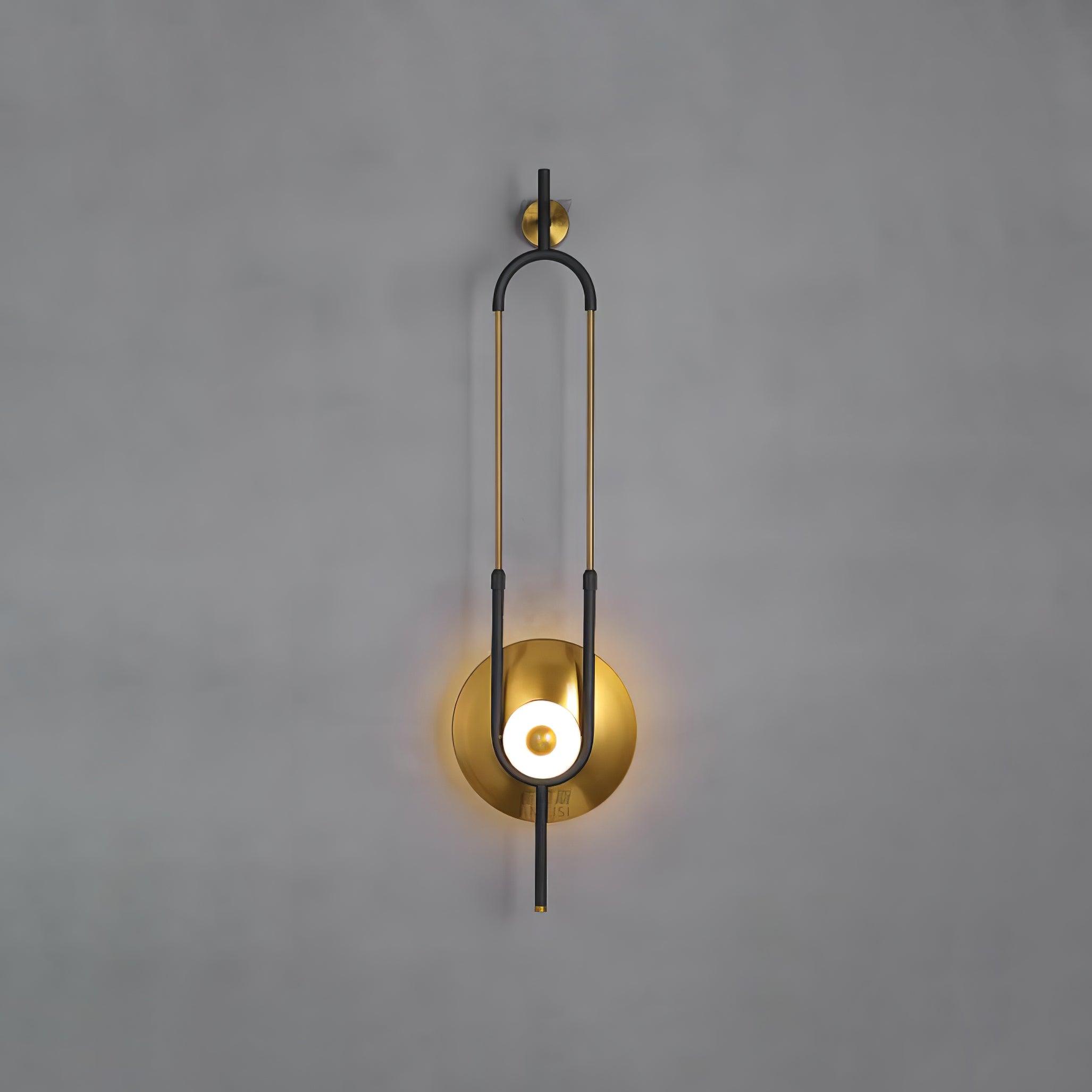 Ellipse Ring Marble Wall Light - Modern Minimalist Sconce for Living Room, Bedroom, and Hallway Decor - Elegant Marble Finish with LED Lighting