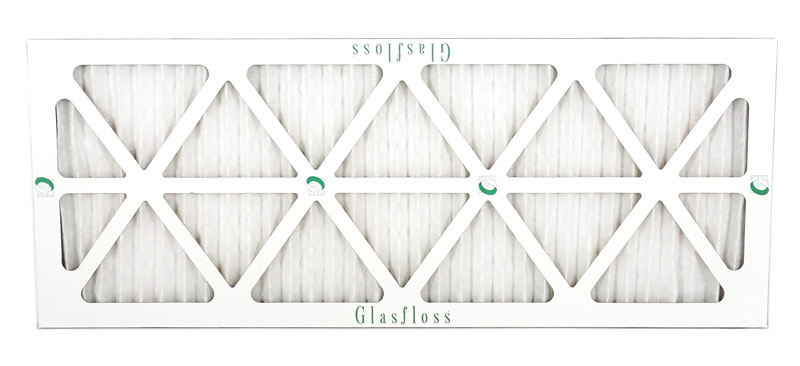 Glasfloss 14x36x1 MERV 10 Air Filter - 6 Pack - Premium Pleated Furnace Filter for AC & HVAC Systems - Made in USA (13.5x35.625x0.875 Inches) - Ideal for Home, Office & Commercial Spaces
