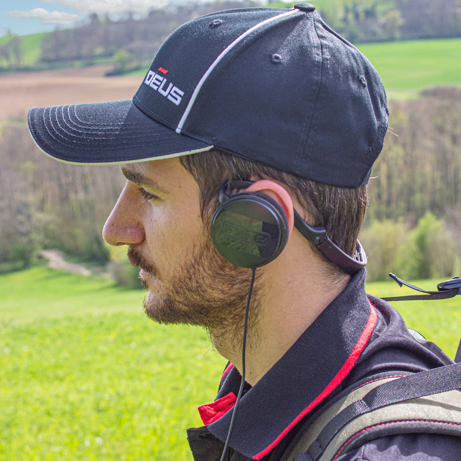 XP FX03 Wired Headphones with 3.5mm Jack & Volume Control - Metal Detector Compatible Headphones for All Devices (Smartphones, Laptops, Tablets) - Perfect for Metal Detecting, Treasure Hunting & Outdoor Adventures