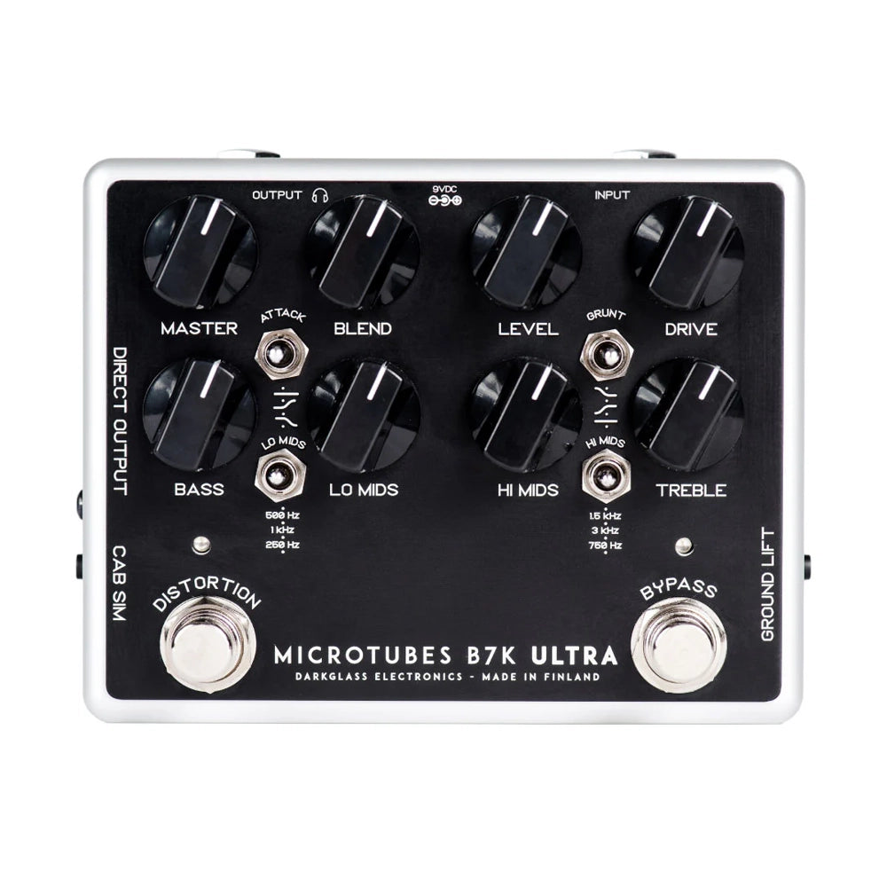 Darkglass Microtubes B7K Ultra V2 Bass Preamp Pedal - Professional Bass Guitar Effects Pedal for Recording & Live Performance