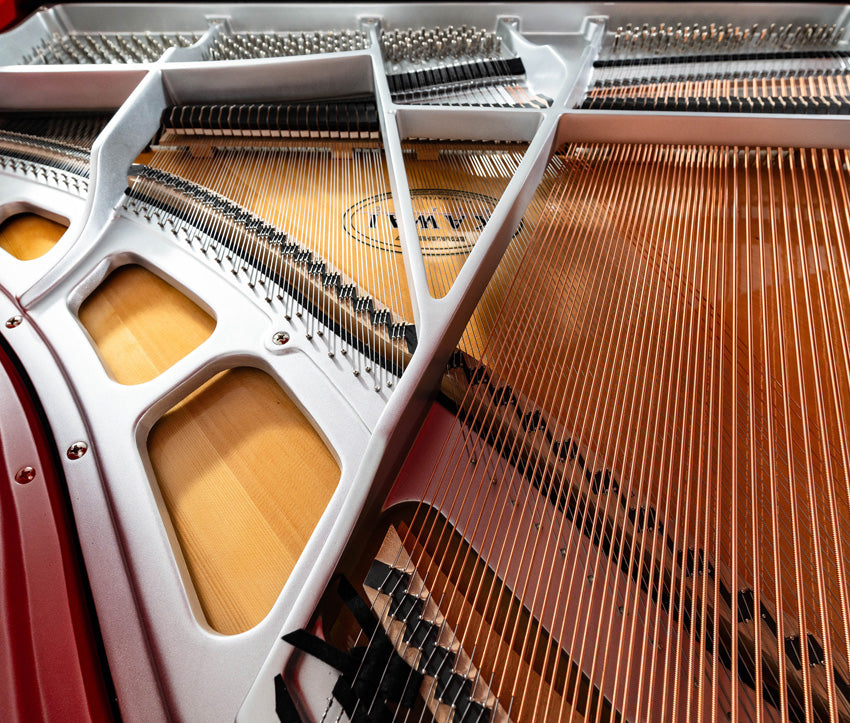 2022 Kawai 5'0 GL 10 Baby Grand Piano in Ferrari Red Polish - Premium Used Grand Piano for Home, Studio & Performance | Perfect for Pianists, Music Schools & Luxury Interiors