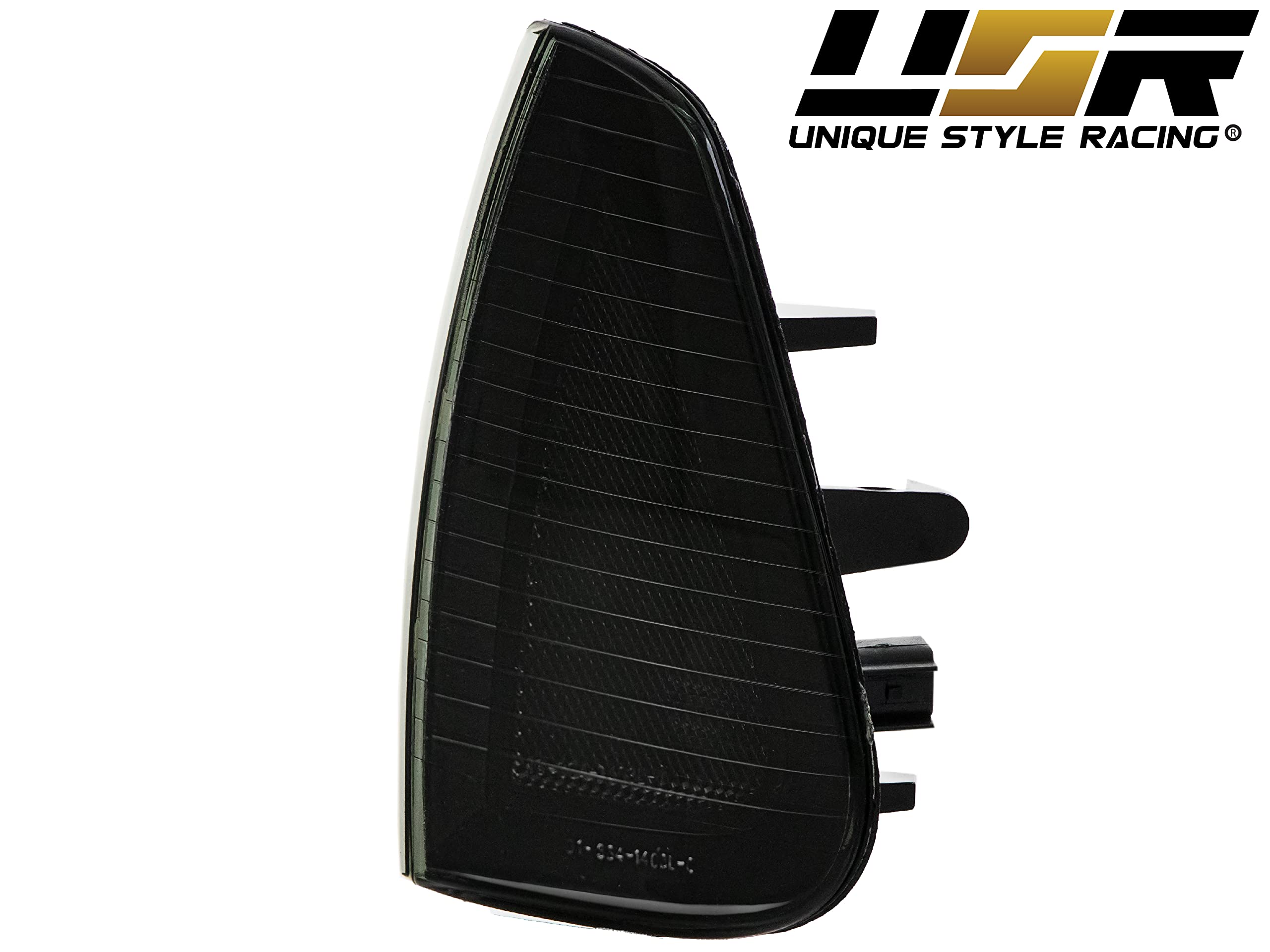 USR DEPO Black/Smoke Turn Signal Lights - Front Corner Lamps Pair (Left & Right) Compatible with 2006-2010 Dodge Charger Sedan | Smoked Lens Design | Easy Installation | Enhanced Visibility & Style for Night Driving & Custom Car Mods