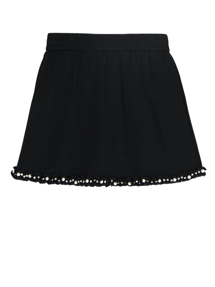 black skirt