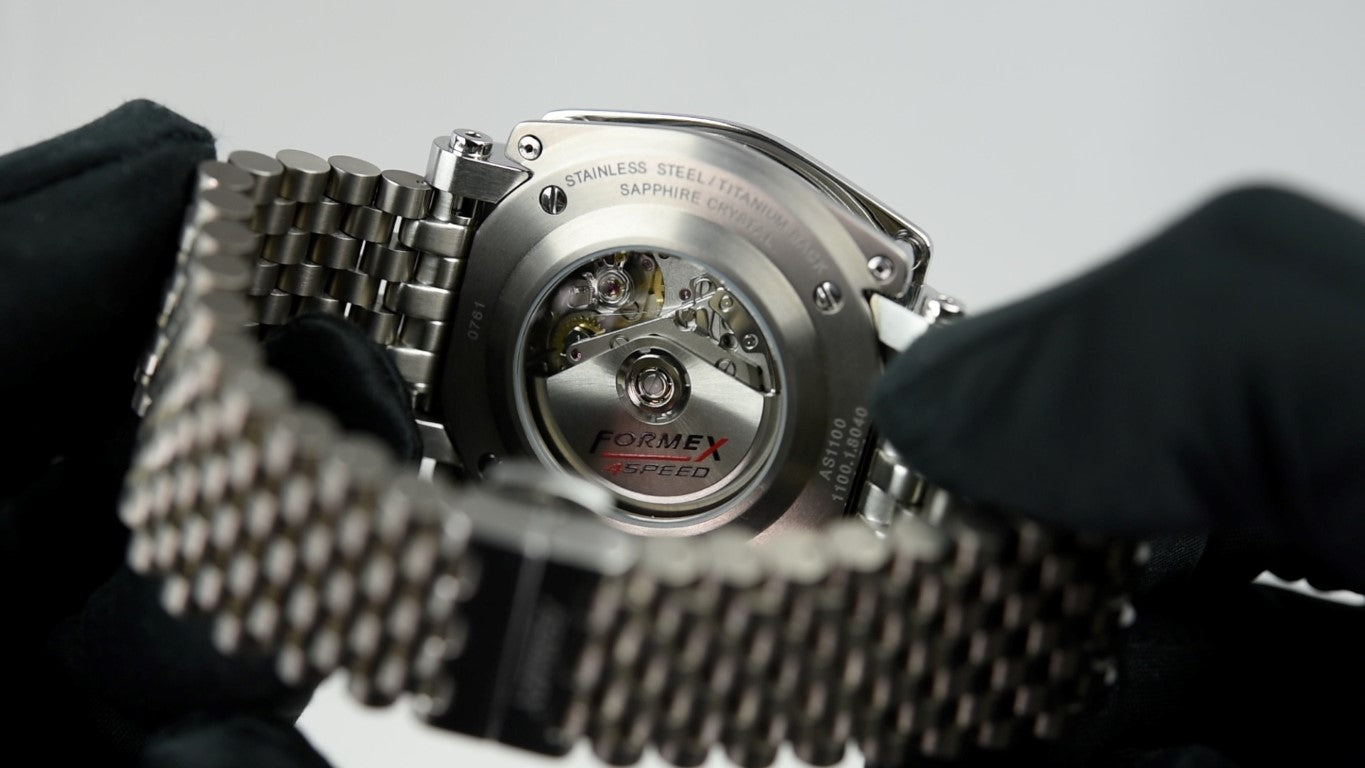 Formex Pilot Automatic Chronograph Silver Watch - Pre-Owned Swiss Made Men's Luxury Timepiece for Aviation & Business Professionals