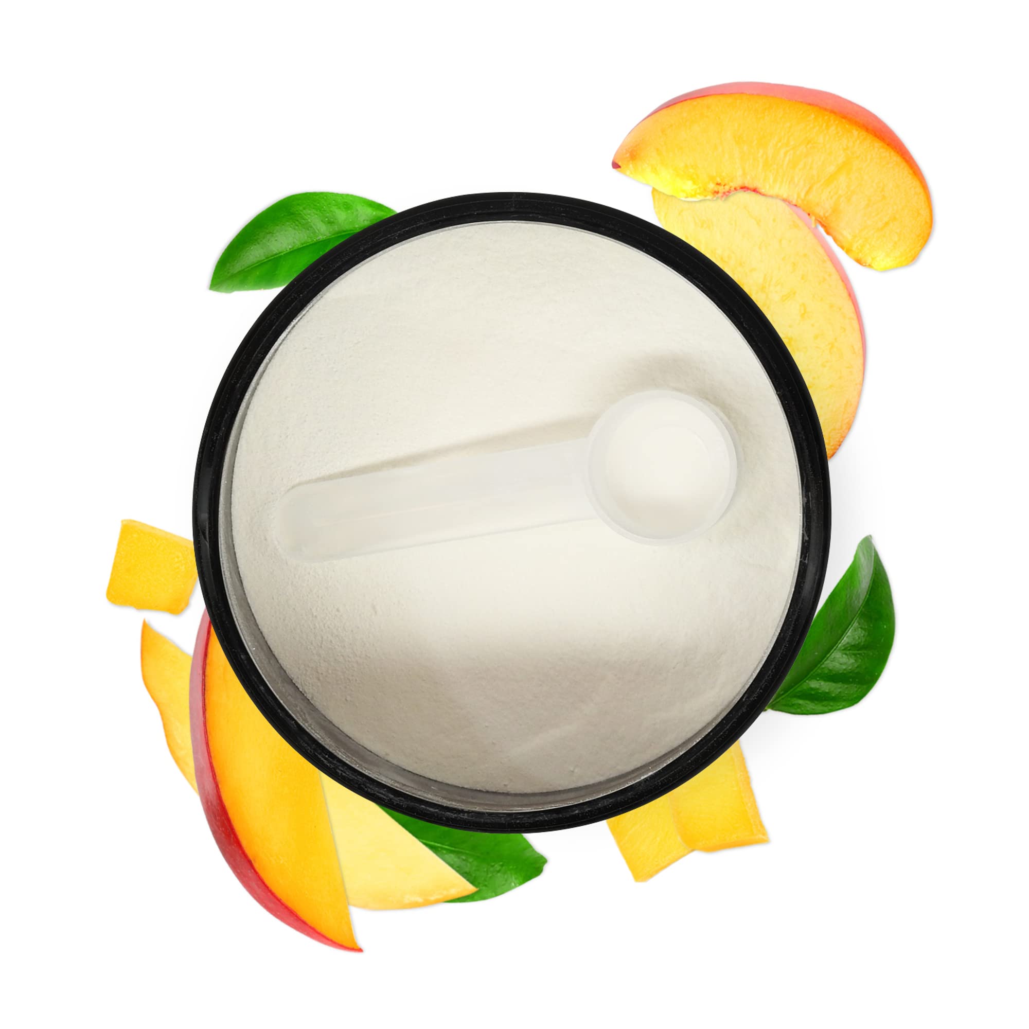 Biochem BCAA Powder Peach Mango 5g, 30 Servings - Vegan, Gluten Free & Keto Friendly Electrolyte Supplement for Muscle Recovery, Protein Synthesis & Hydration | Pre-Workout, Post-Workout & Daily Fitness Support