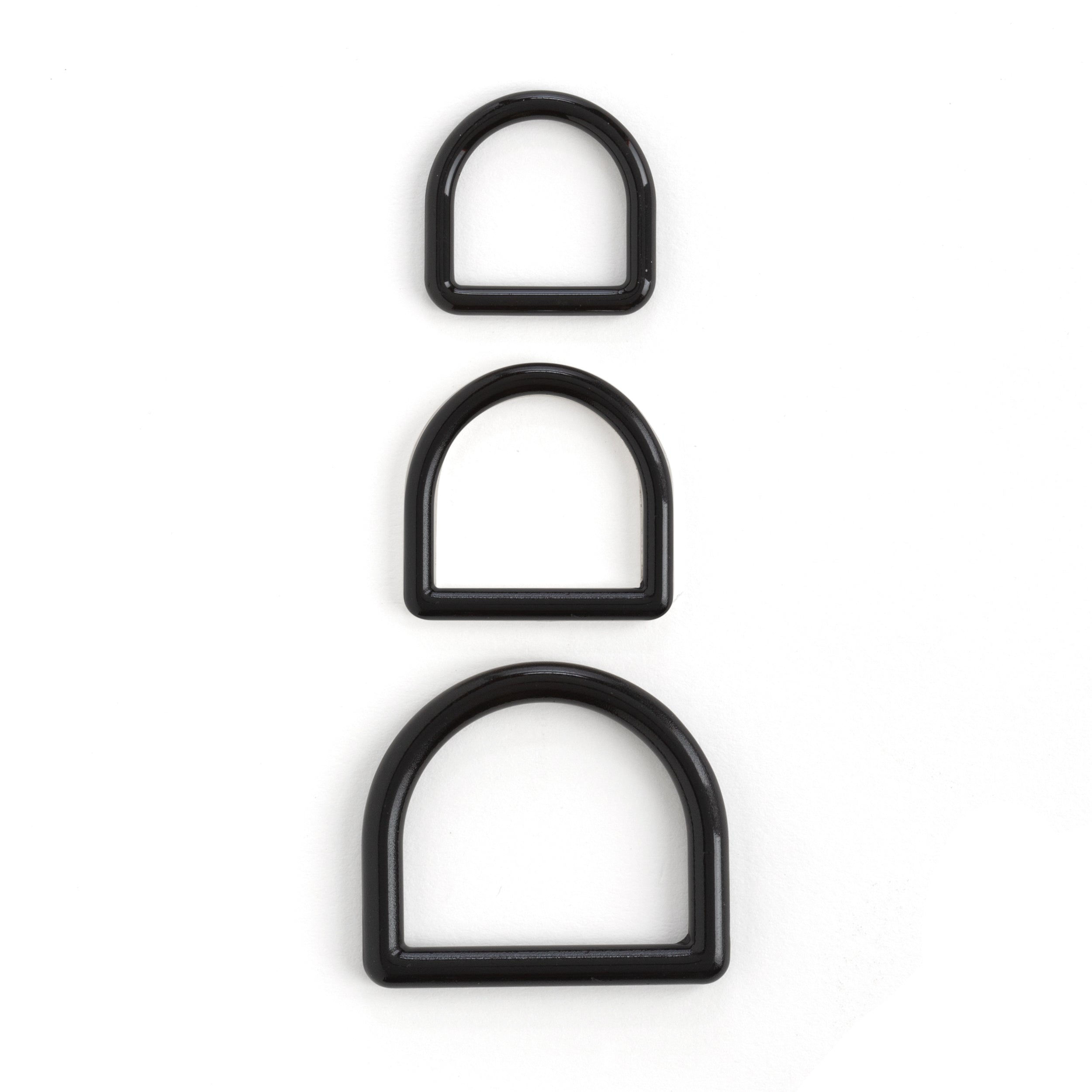 Decorative Solid D Rings - Heavy Duty Metal Hooks for Hanging, DIY Projects, and Home Decor - Perfect for Wall Art, Curtains, and Crafting