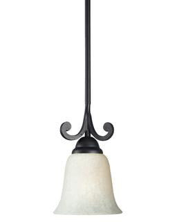 Z Lite Lighting 139MP Mini Pendant Light - Matte Distressed Black Finish | Modern Industrial Hanging Light for Kitchen Island, Dining Room & Entryway