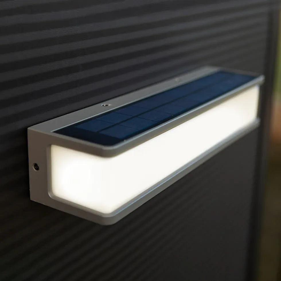 Square Motion Sensor Outdoor Wall Light - Weatherproof LED Security Light for Porch, Garage, and Garden - Automatic Night Light with Motion Detection
