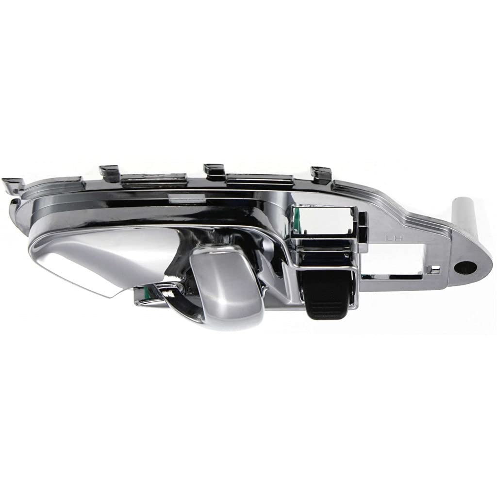 GMC K1500 Interior Door Handle Front Driver Side Chrome (1995-1999) with Door Lock Button - Compatible with All Submodels | Replacement Part for Easy Installation & Enhanced Vehicle Security