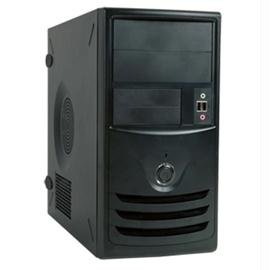 In-Win IW-Z589.CH350TB3 Black Mini Tower Case - MicroATX/Mini-ITX, 350W Power Supply, 2x USB Ports, Audio Ready for Compact PC Builds | Perfect for Home Office, Gaming & Media Center Setups