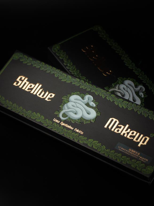Shellwe Makeup Liana Matte Satin Shimmer Chameleon Green Eyeshadow Palette - 12 Highly Pigmented Colors for Day & Night Makeup Looks - Perfect for Parties, Weddings & Special Occasions