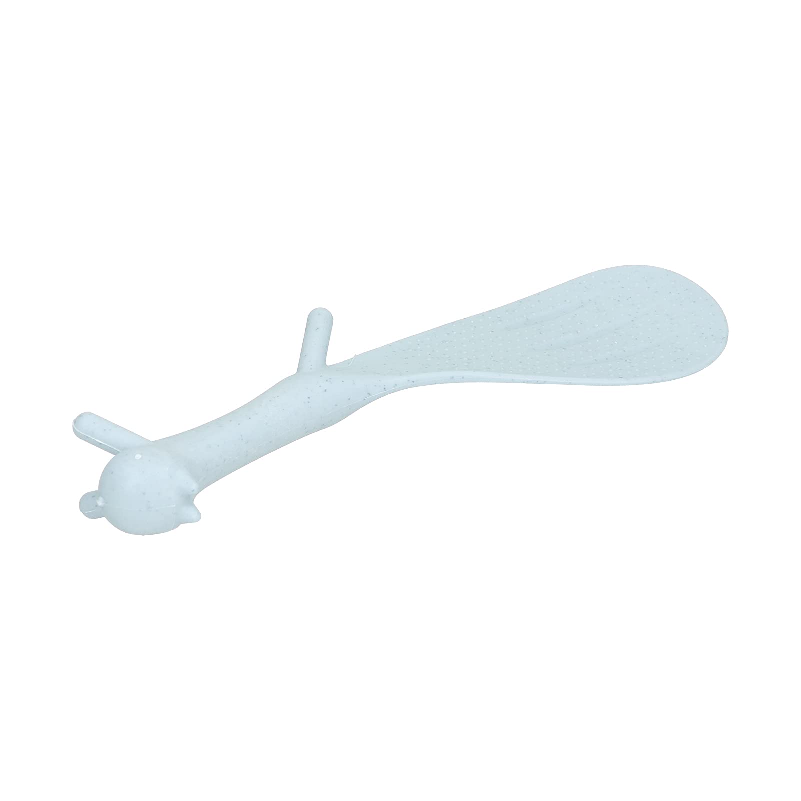 Non-Stick Rice Scoop with Squirrel Design - Plastic Rice Cooker Spoon for Kitchen, Restaurant, School & Home - Perfect for Serving Rice, Cereal & Soup (Green)