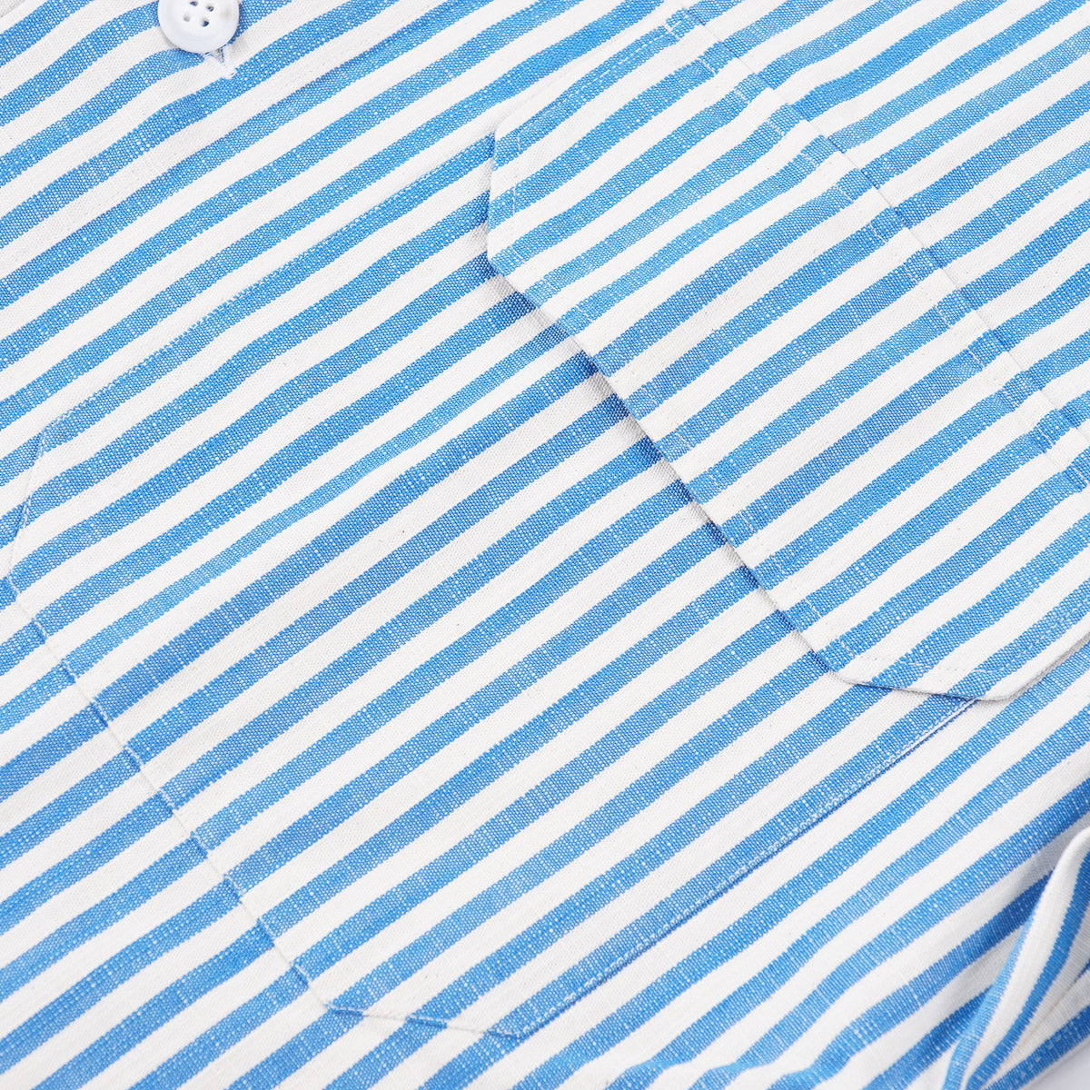 Sannino Men's Slim Fit Striped Denim Shirt Jacket - Casual Button Up Overshirt for Layering & Outdoor Wear