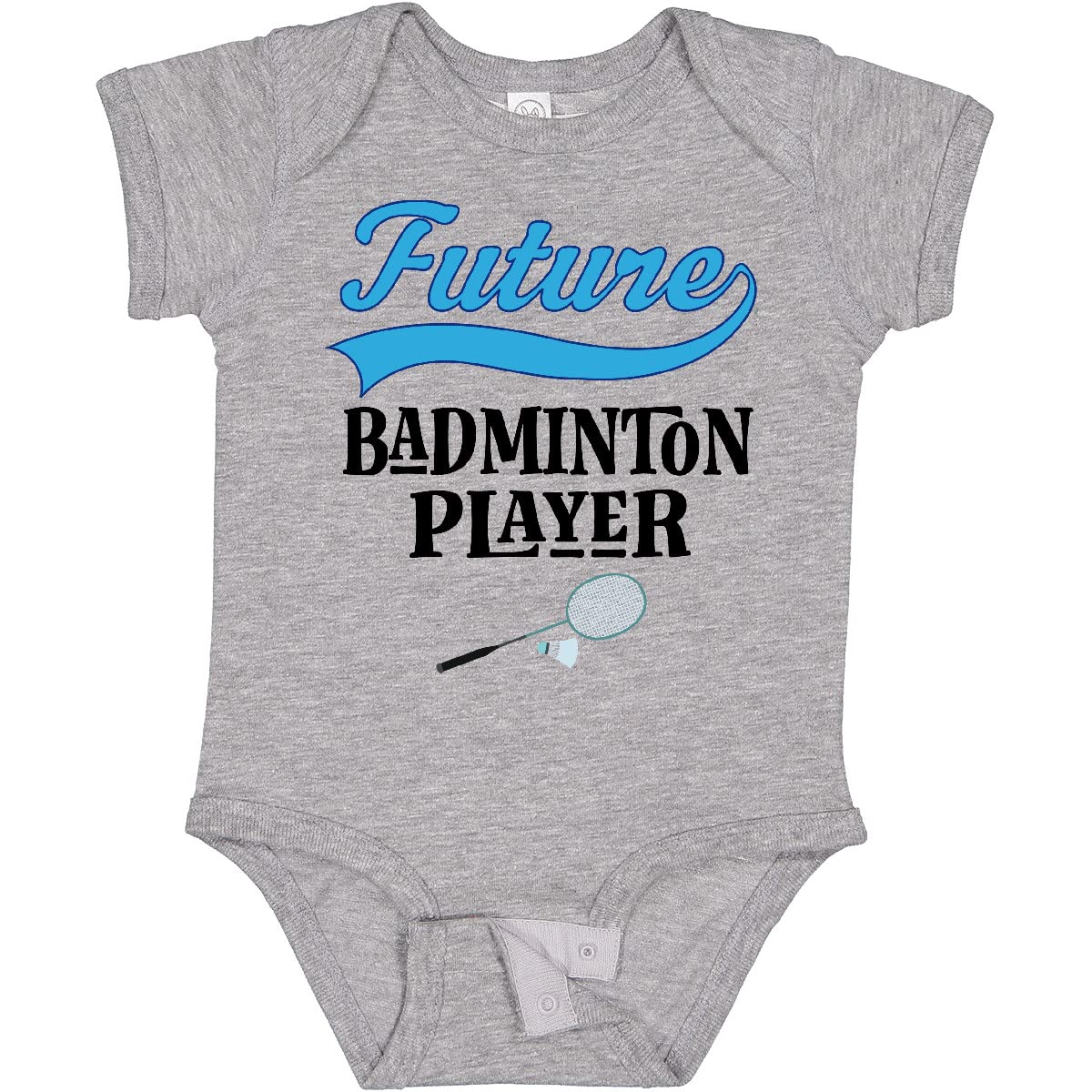 Inktastic Future Badminton Player Sports Baby Bodysuit - Cute Athletic Outfit for Toddlers & Infants - Perfect for Playtime, Sports Events & Casual Wear