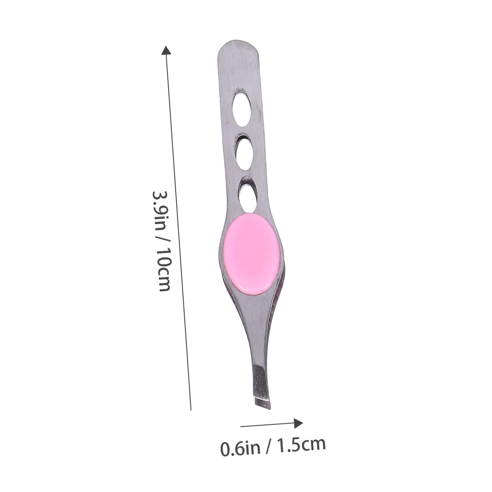 Professional Stainless Steel Eyebrow Tweezers Set - 4pc Slant & Pointed Tweezers, Eyelash & Facial Hair Removal Tools - Perfect for Makeup Artists, Salon Professionals & Home Grooming Kits