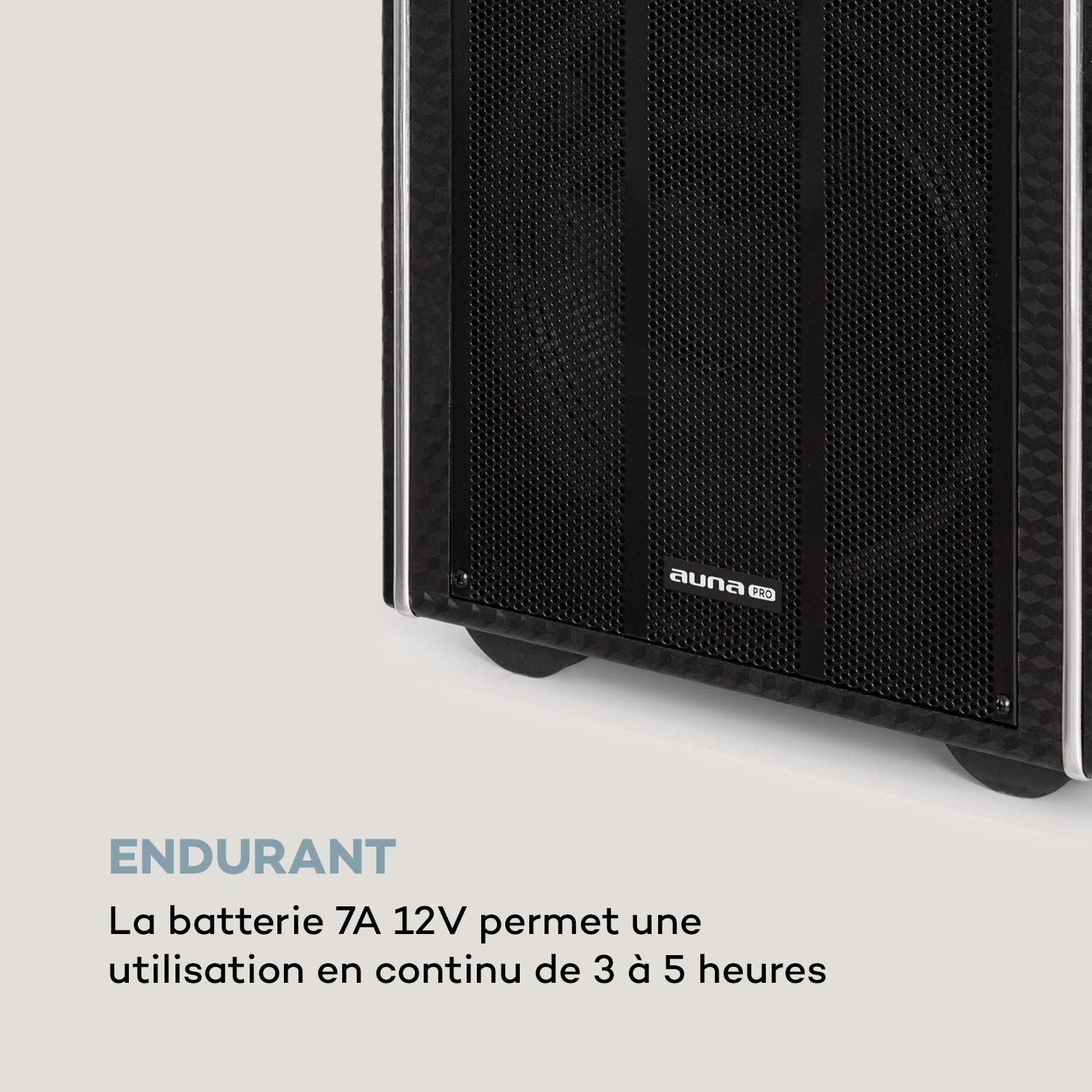 AUNA Pro DisGo DVD Box - Portable Sound System with Built-in DVD Player, 300W Max Power, 2 x 10 Inch Subwoofers, Bluetooth/USB/SD/Micro UHF Wireless, Rechargeable Battery & Remote - Perfect for Outdoor Parties, Home Theater & Events