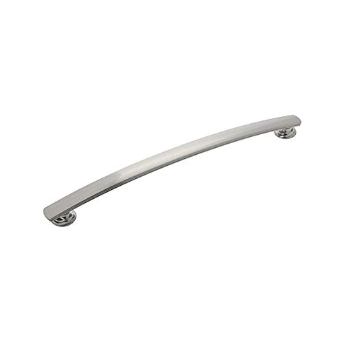 Hickory Hardware P2157-SN American Diner Collection 7-9/16 Inch (192mm) Cabinet Pull - Satin Nickel Finish - 5 Pack - Perfect for Kitchen Cabinets, Drawers & Furniture Hardware Upgrade
