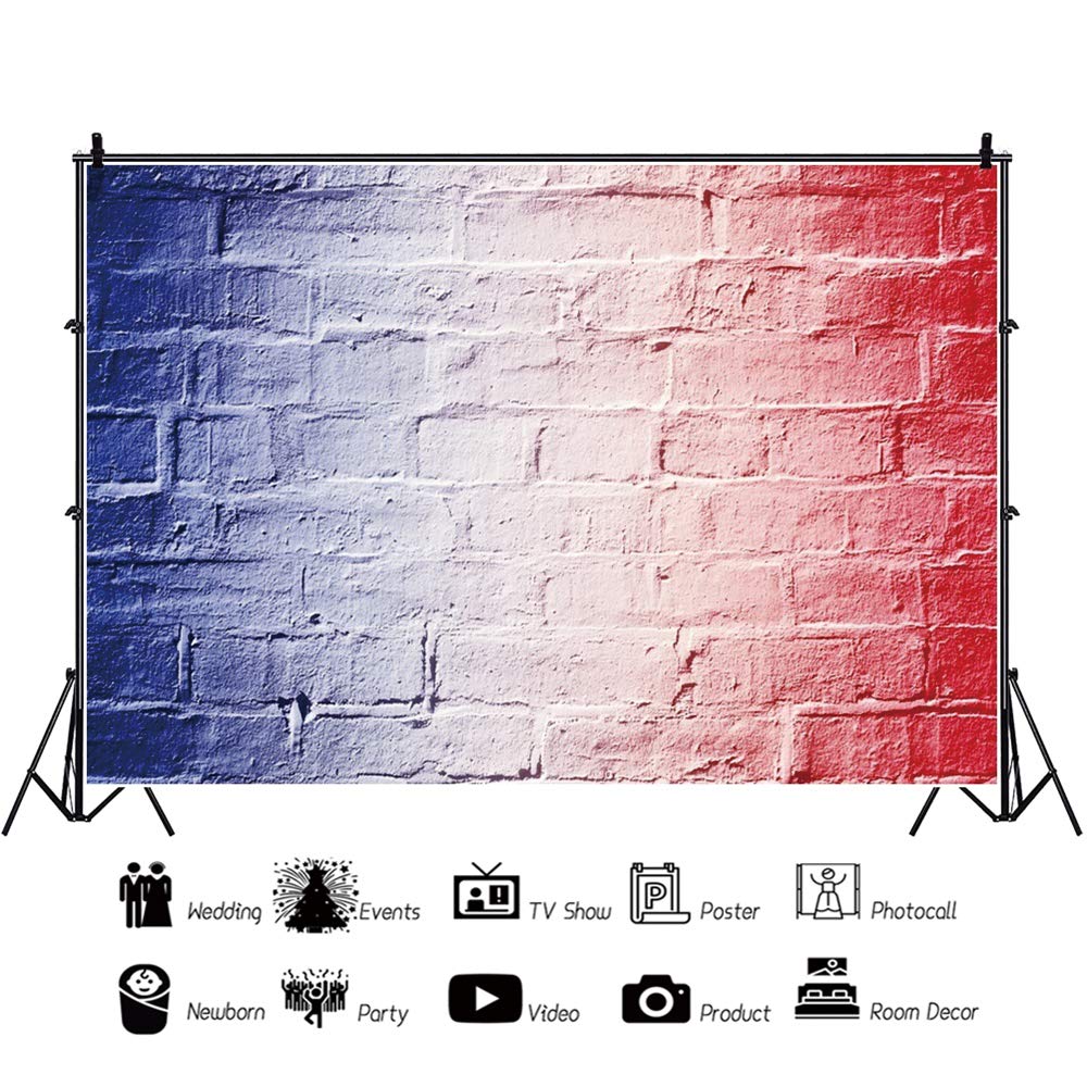 Baocicco 9x6ft Labor Day Photography Backdrop - Patriotic Stars and Stripes Wood Board with Red Stars for Birthday Parties, Photo Booth Props & Studio Shoots | Perfect for Labor Day Celebrations, Themed Parties & Professional Photography