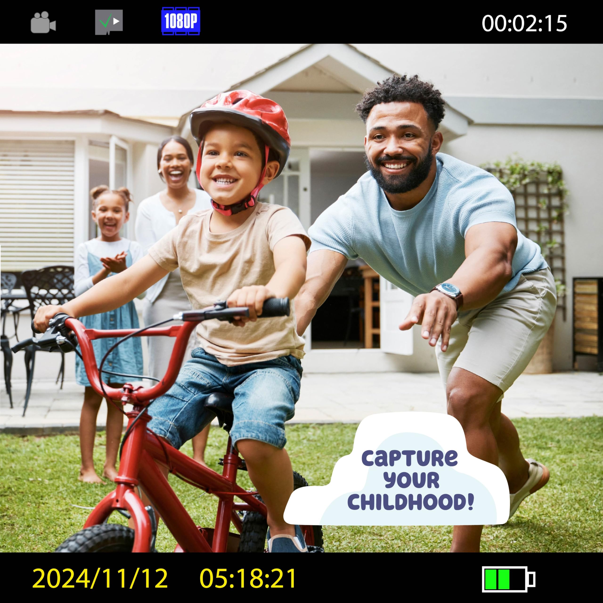 Bluey Kids Digital Camera with Video Recording, 32GB SD Card & Built-in Stickers - Fun Toy Camera for Kids, Perfect Gift for Bluey Fans - Capture Memories at Parties, Travel & Family Events