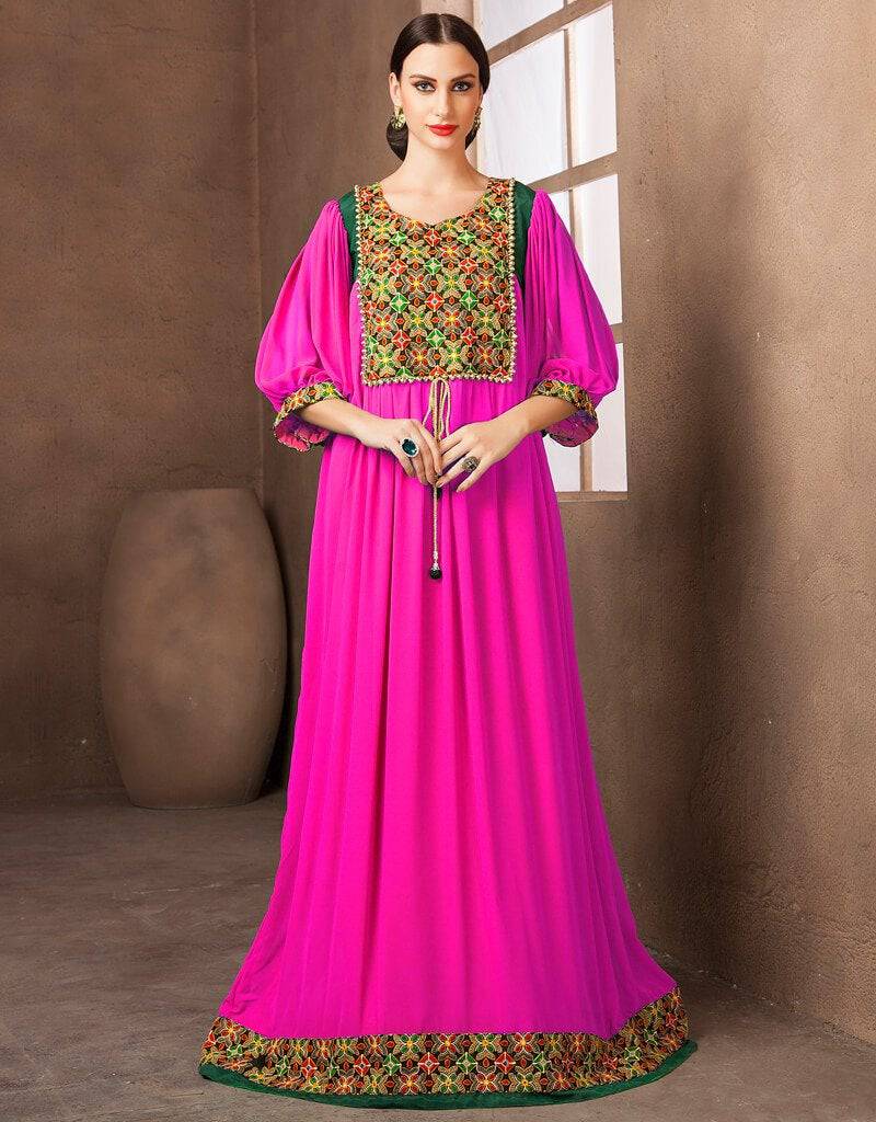 Elegant A-Line Kaftan Dress for Women - Flowy Summer Beach Cover Up, Boho Chic Maxi Dress for Vacation, Pool Party & Resort Wear