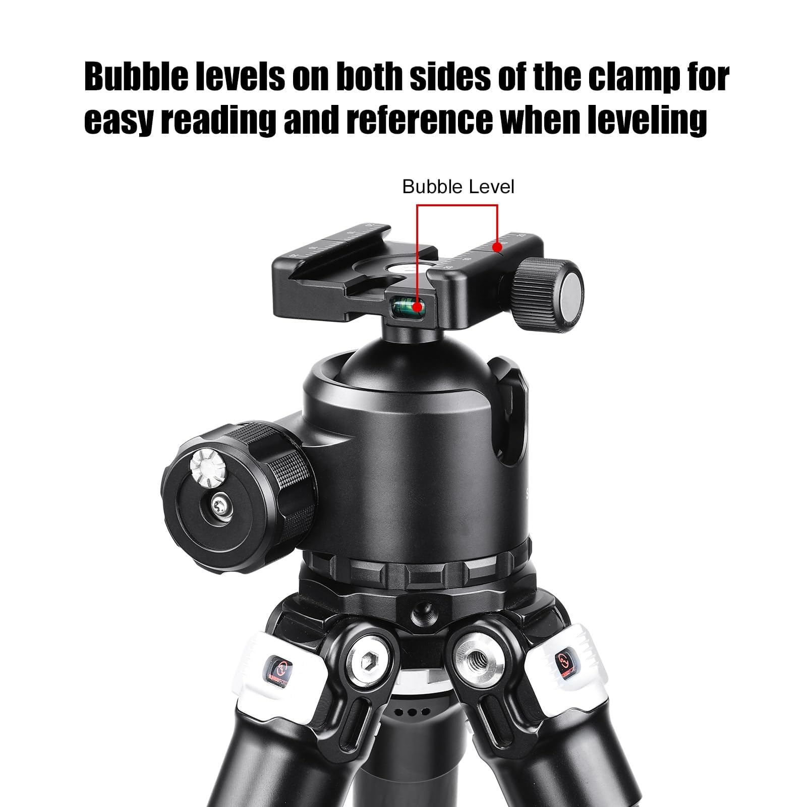 SUNWAYFOTO SQC-50 50mm Universal Arca Swiss Quick Release Clamp - Compatible with Tripods, Monopods & 17S Bipods for Photography and Videography