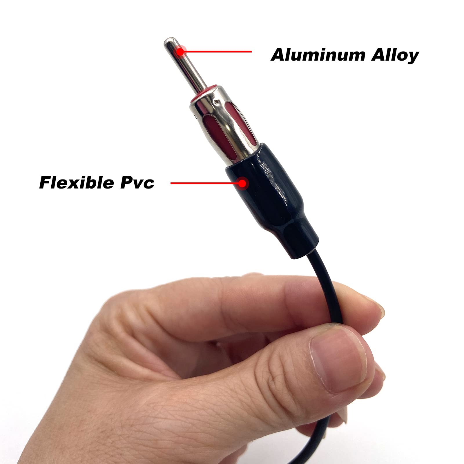 2007-2013 Jeep Wrangler JK/JKU Aftermarket Radio Stereo Antenna Adapter - Compatible with Dodge Chrysler Avenger Caravan Charger Dakota Durango Grand Caravan Journey Magnum Nitro Ram Truck - Plug Replacement for Enhanced FM/AM Reception | Perfect for Car Audio Upgrades & DIY Installations