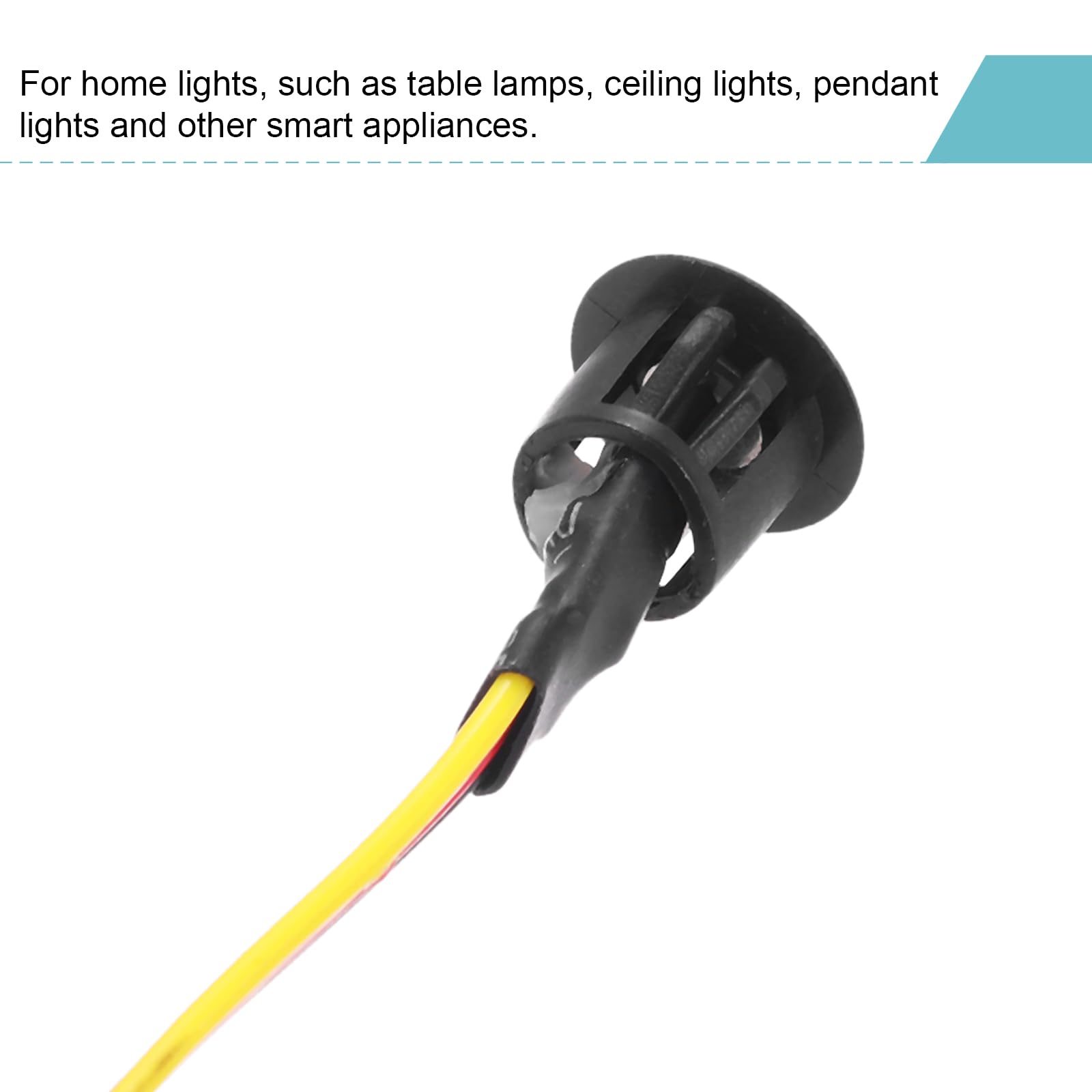 12V DC Touch Dimmer Switch - 10mm Snap-in Mount Black for LED Strip Lights - Perfect for Home, Office, and Car Lighting Control