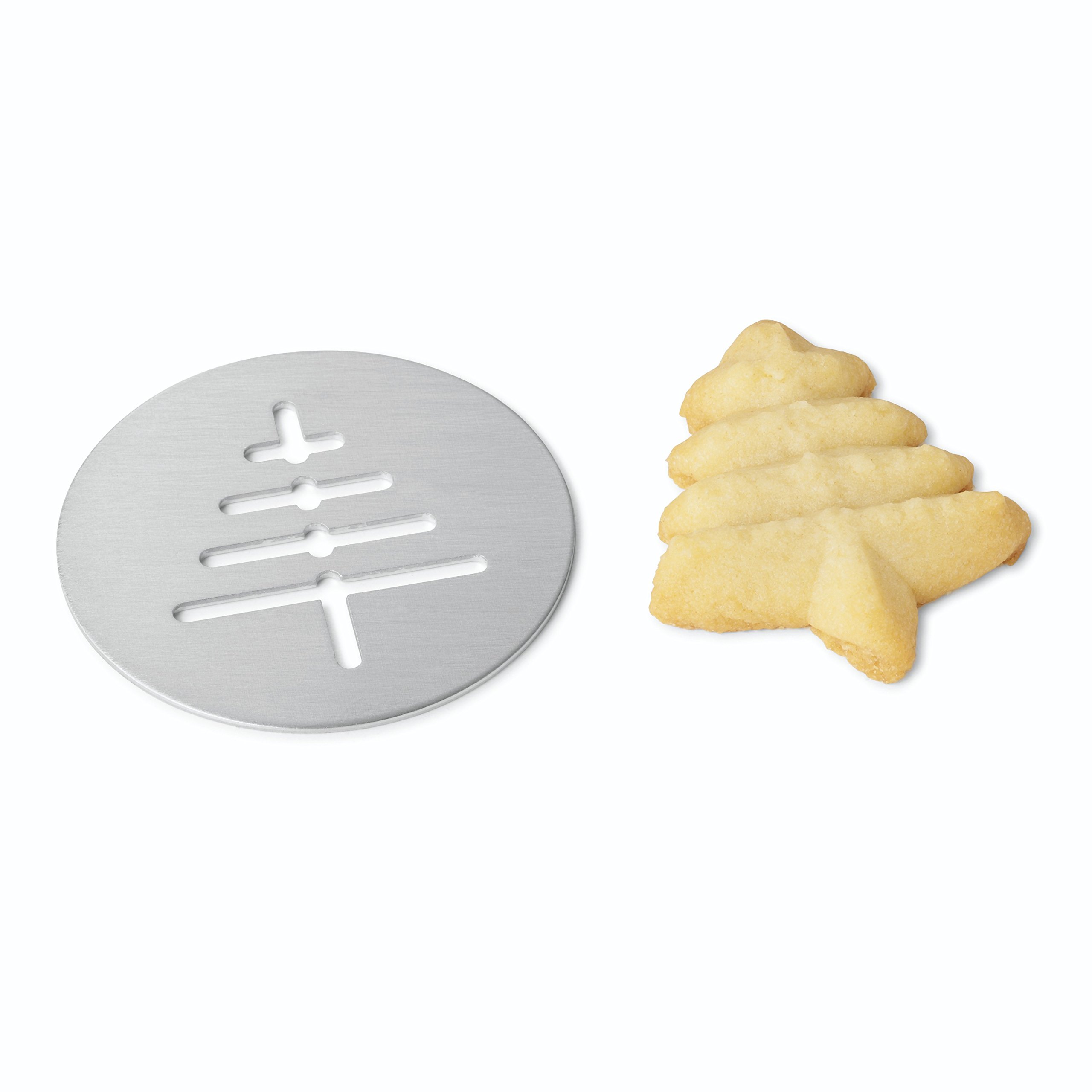 Kuhn Rikon Clear Cookie Press with 12 Decorating Tips & Storage Box - Perfect for Holiday Baking, Cookie Decorating, and Homemade Pastries