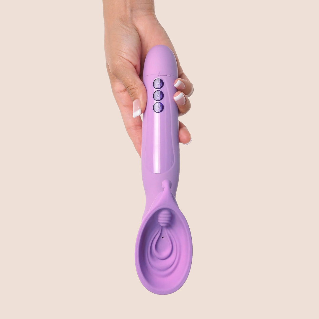 Fantasy For Her Silicone Vibrating Roto Sucking Toy - Powerful Suction & Vibration for Women's Pleasure | Perfect for Couples Play & Solo Stimulation