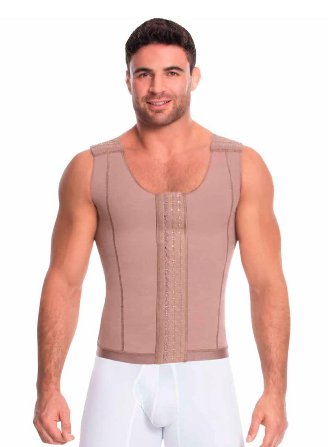DPrada 11017 Men's Slimming Vest - Waist Trainer for Weight Loss & Body Shaping - Perfect for Gym, Workouts & Everyday Wear