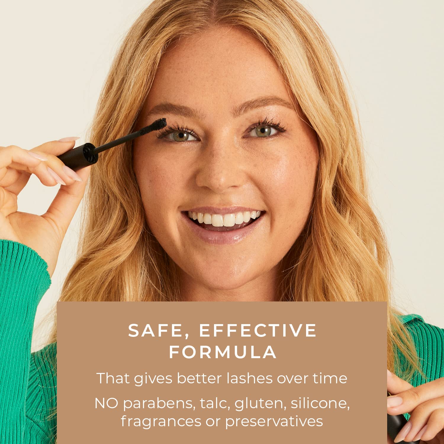 WUNDERBROW Volumizing & Lengthening Mascara - Black Vegan Cruelty-Free Formula for Longer Lashes | Perfect for Everyday Wear, Date Night & Special Occasions