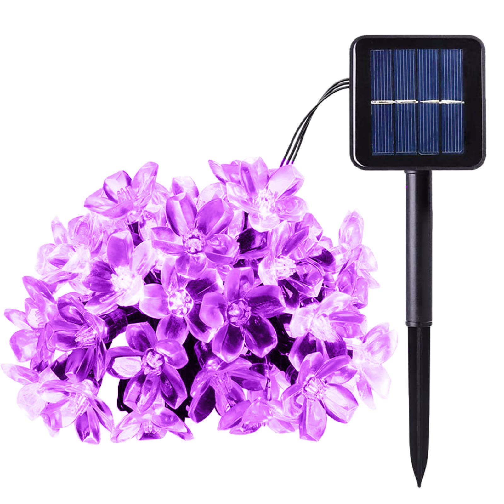 Solar Christmas Lights 50LED - Waterproof Fairy Lights for Garden & Bedroom Decor