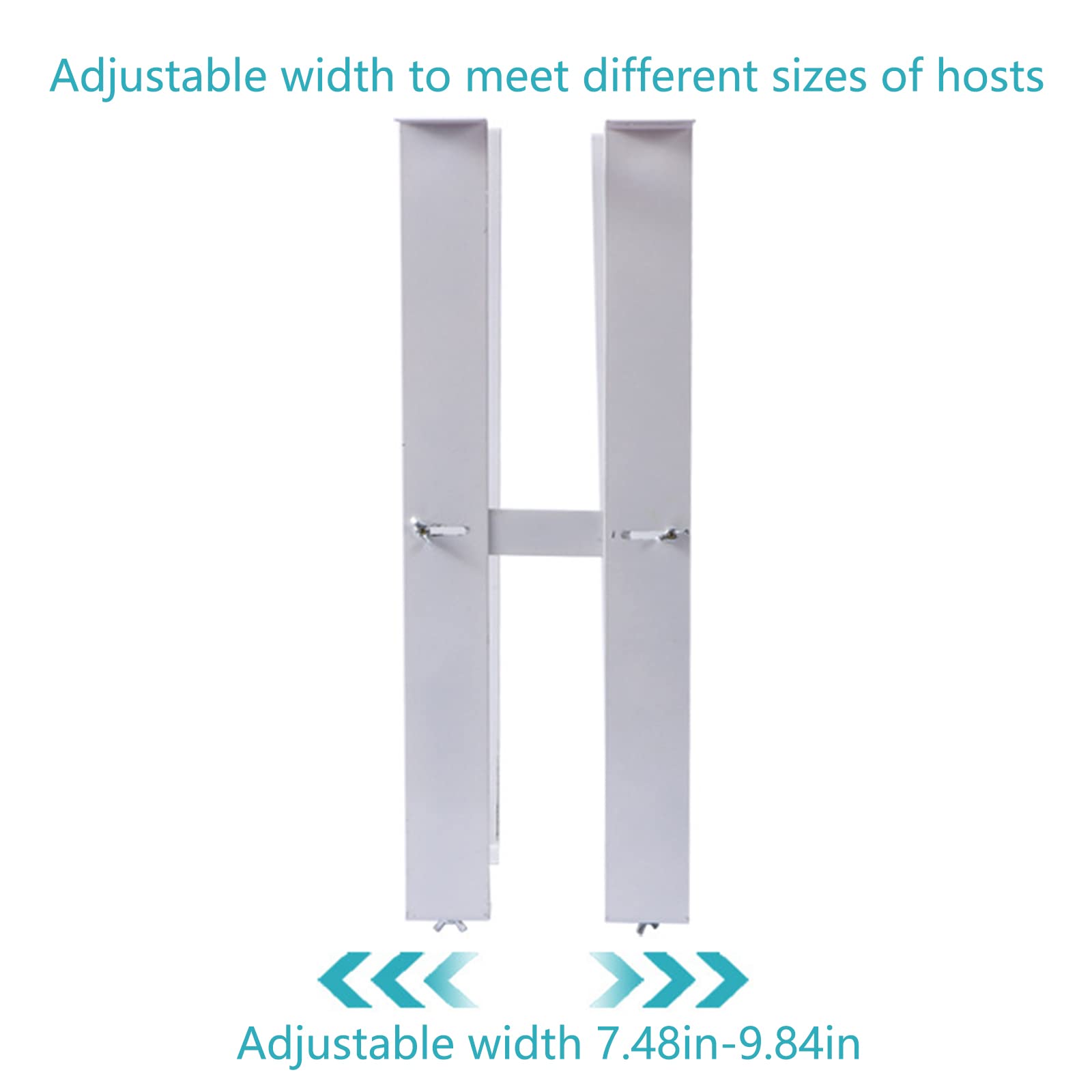 Adjustable Under Desk CPU Holder Stand - PC Case Mount Bracket for Most Computer Cases | Secure & Space-Saving Desktop Organizer for Home Office & Gaming Setup