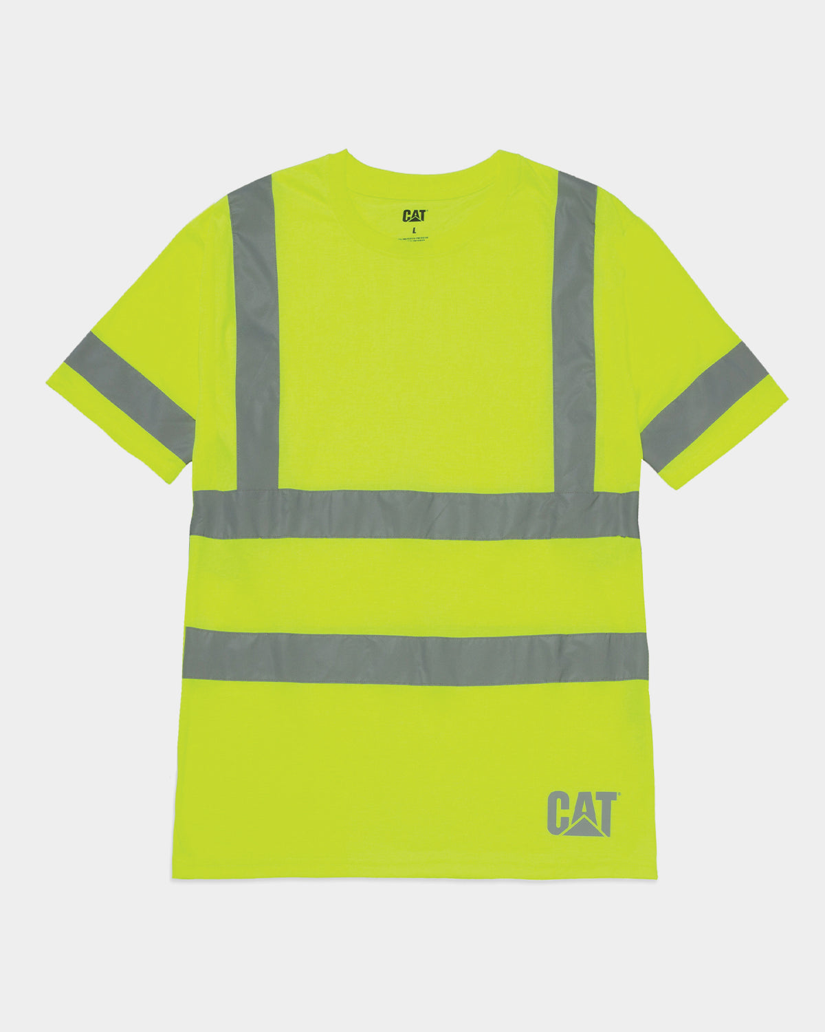 High Visibility Class III Safety T-Shirt for Men - ANSI Certified Reflective Work Shirt for Construction, Roadwork & Nighttime Outdoor Activities