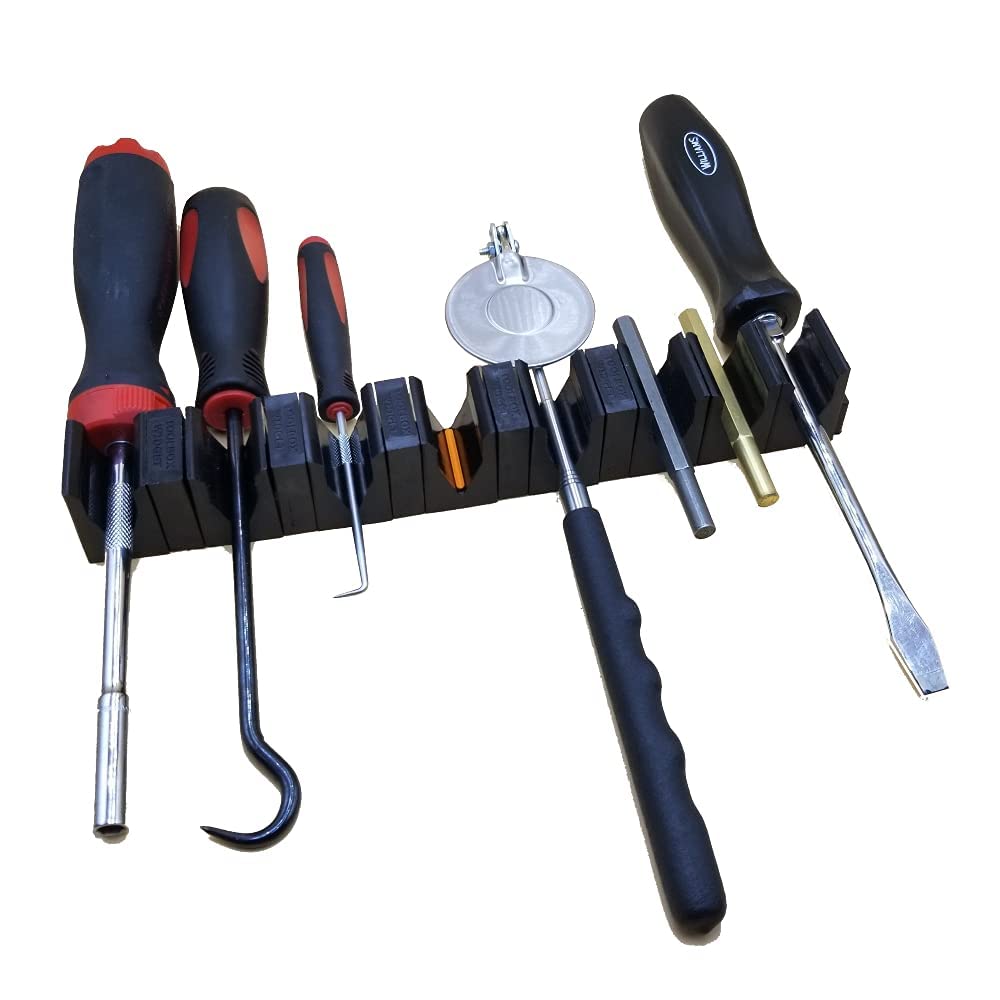Pro Series 4.0 Rubber Magnetic Modular Screwdriver Holder - Tool Box Organizer for Professional & DIY Mechanics | Durable Tool Storage Solution | Perfect for Garage, Workshop & Automotive Repair