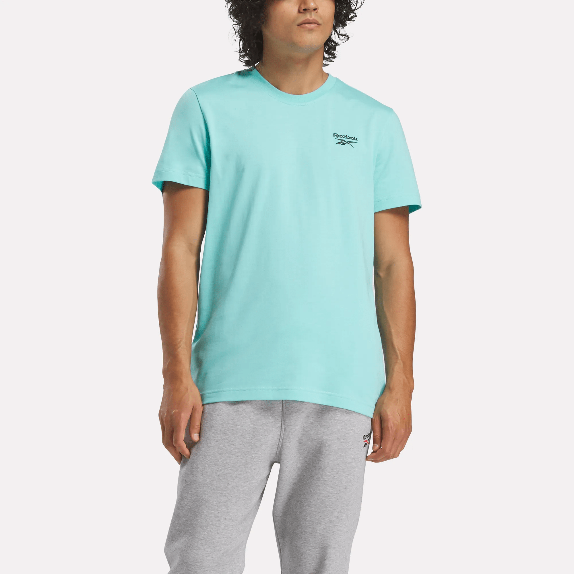 Reebok Identity Classics Men's T-Shirt - Comfortable Cotton Tee for Casual Wear, Gym & Everyday Outfits