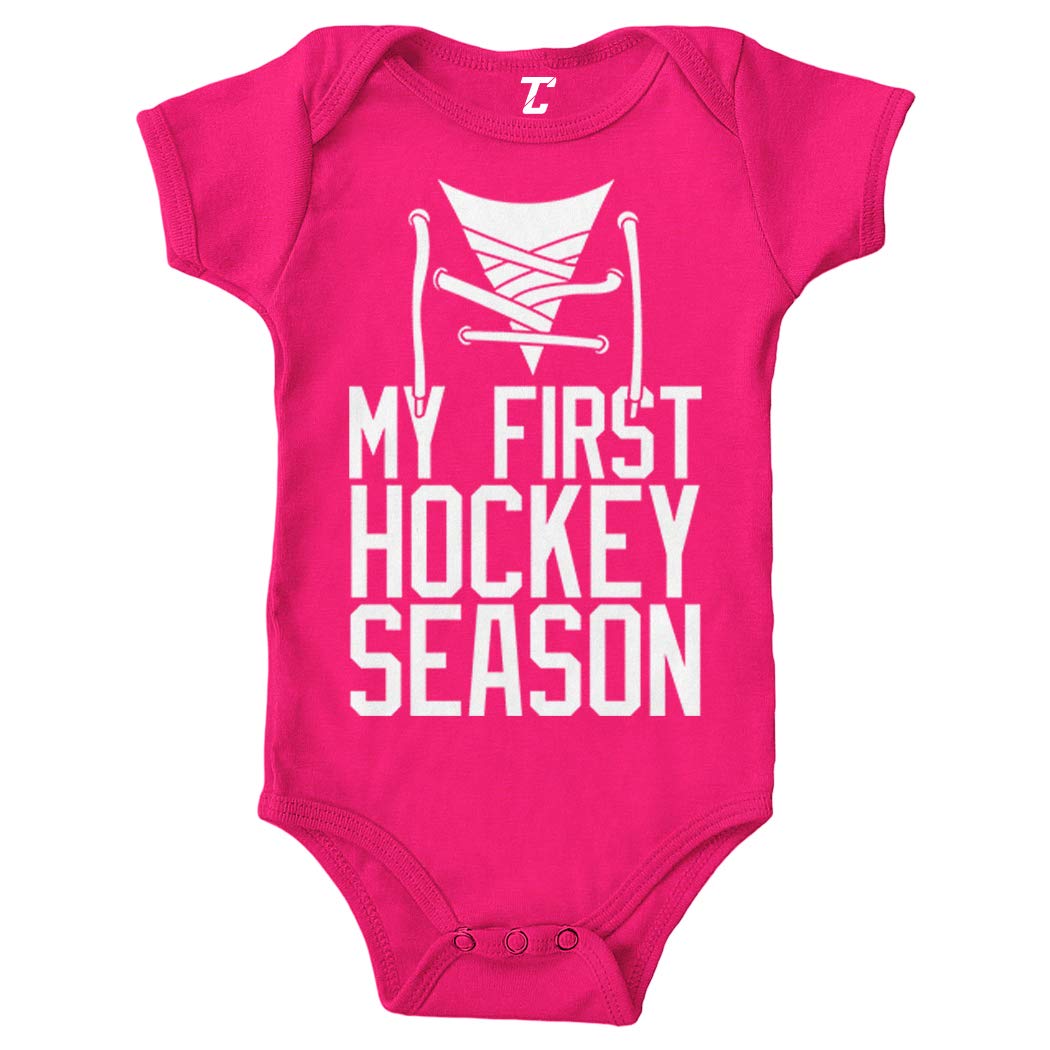 My First Hockey Season - Adorable Sports Fan Bodysuit for Babies & Toddlers - Perfect for Game Day, Photo Shoots & Playtime