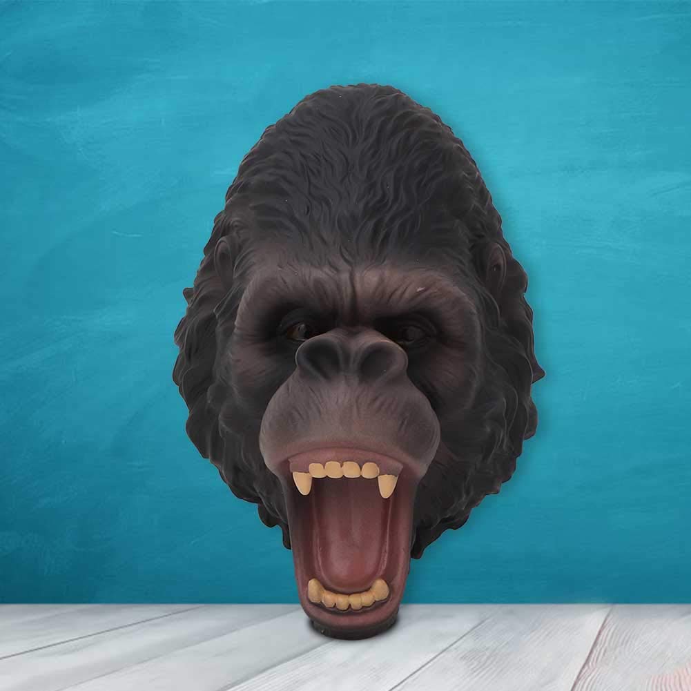 Realistic Orangutan Hand Puppet for Kids - Soft Animal Head Puppet for Home, School & Storytelling - Fun Interactive Toy for Babies, Children & Family Playtime