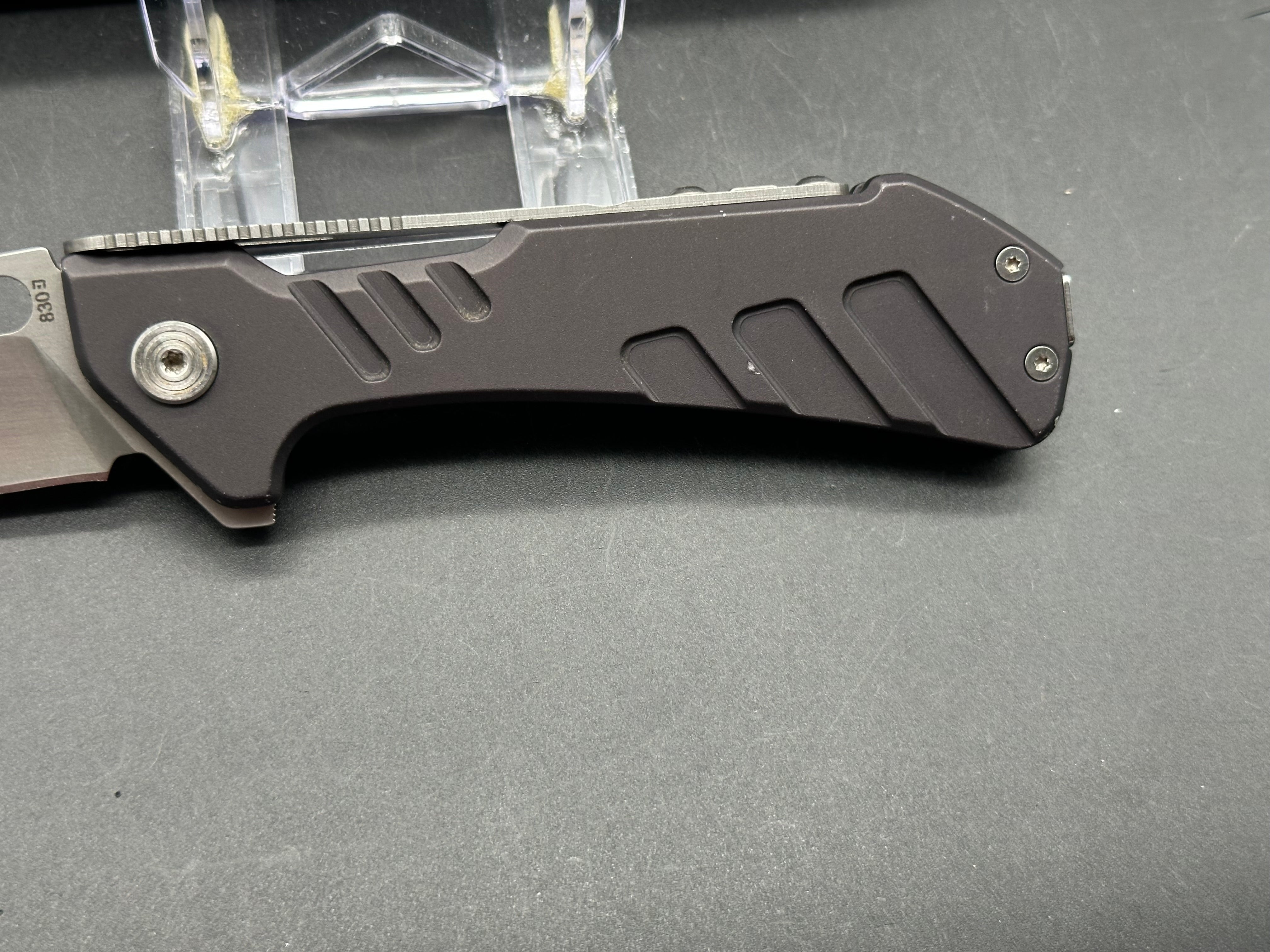 Buck 830 Marksman Folding Knife - 154CM Stainless Steel Blade with Aluminum Scales - Ideal for Hunting, Camping & Outdoor Adventures