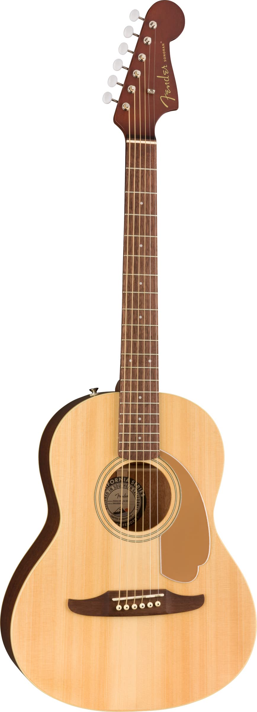 Fender Sonoran Mini Dreadnought Acoustic Guitar Bundle with Gig Bag, Strap, Tuner, Strings & Accessories - Natural Finish | Perfect for Beginners, Travel & Camping