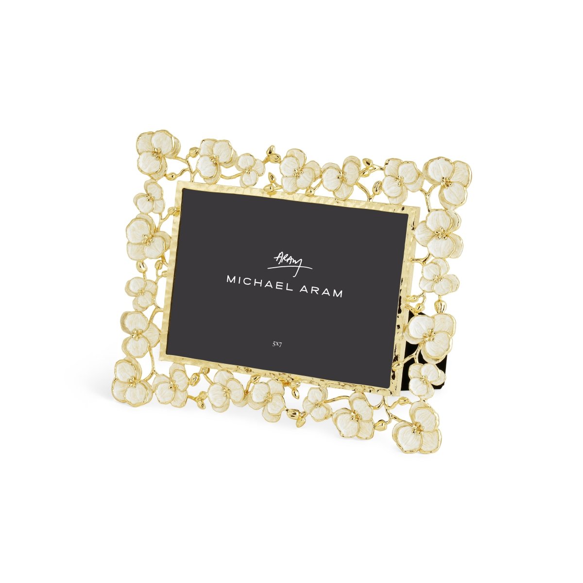 Elegant Orchid Sculpted 5x7 Photo Frame - Perfect for Wedding Photos, Home Decor & Gift Giving