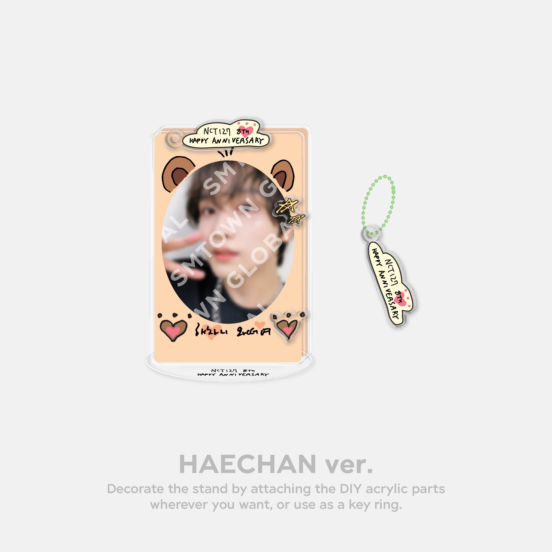 NCT 127 8th Anniversary Acrylic Stand Set - DIY Customizable K-Pop Merchandise for Fans, Collectors & Room Decor