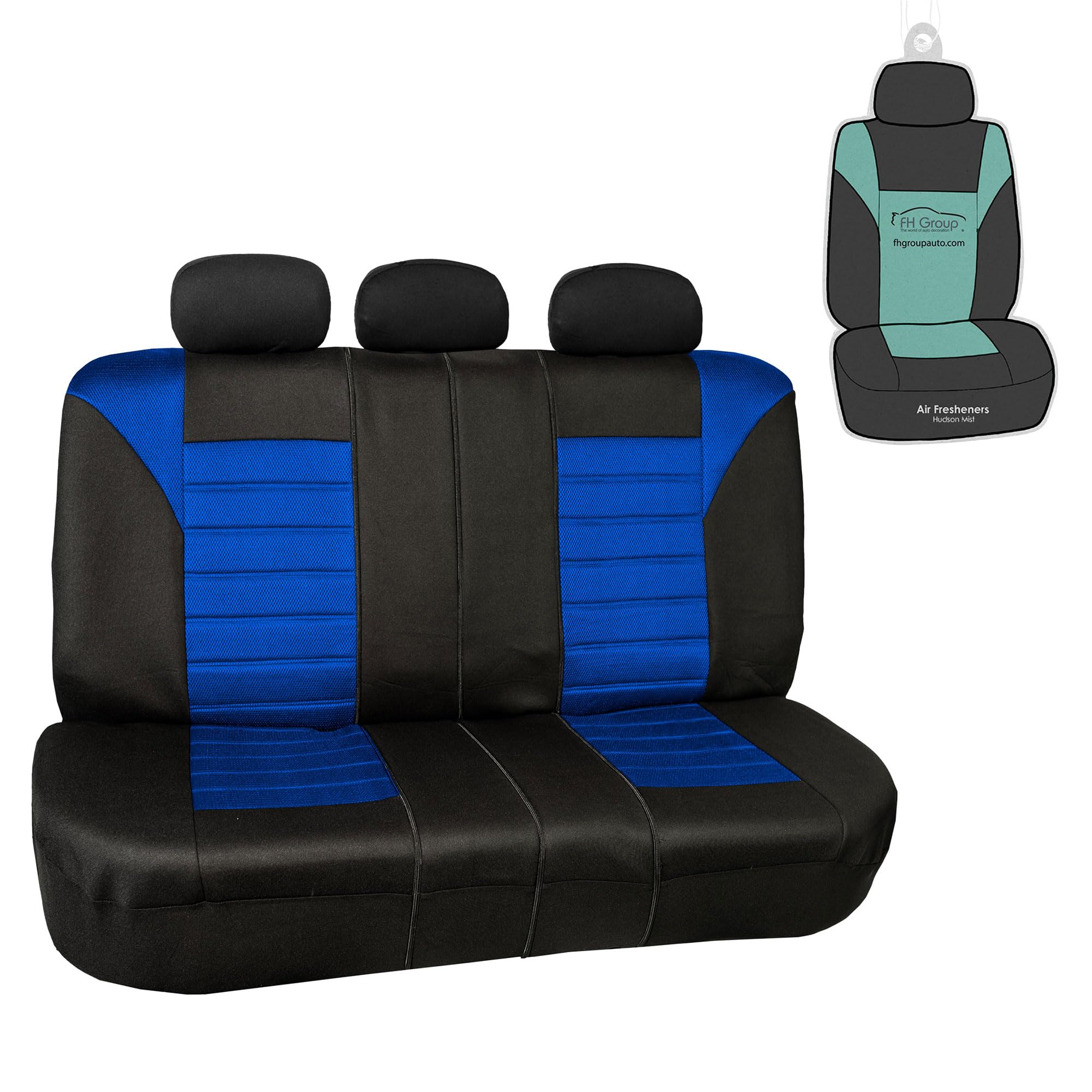 Premium 3D Air Mesh Car Seat Cover for Back Seat - Universal Fit Split Bench Rear Seat Protector for Dogs & Kids | SUV, Sedan, Van Interior Accessories | Perfect for Road Trips, Pet Travel & Family Commuting