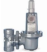 1in NPT LP Regulator with 1/4in Orifice & 5-20psi Spring - Gas Pressure Regulator for BBQ, Fire Pit, and Outdoor Appliances