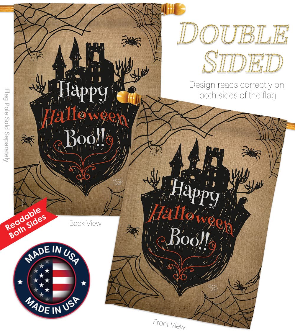 Happy Boo Halloween Flag 28
