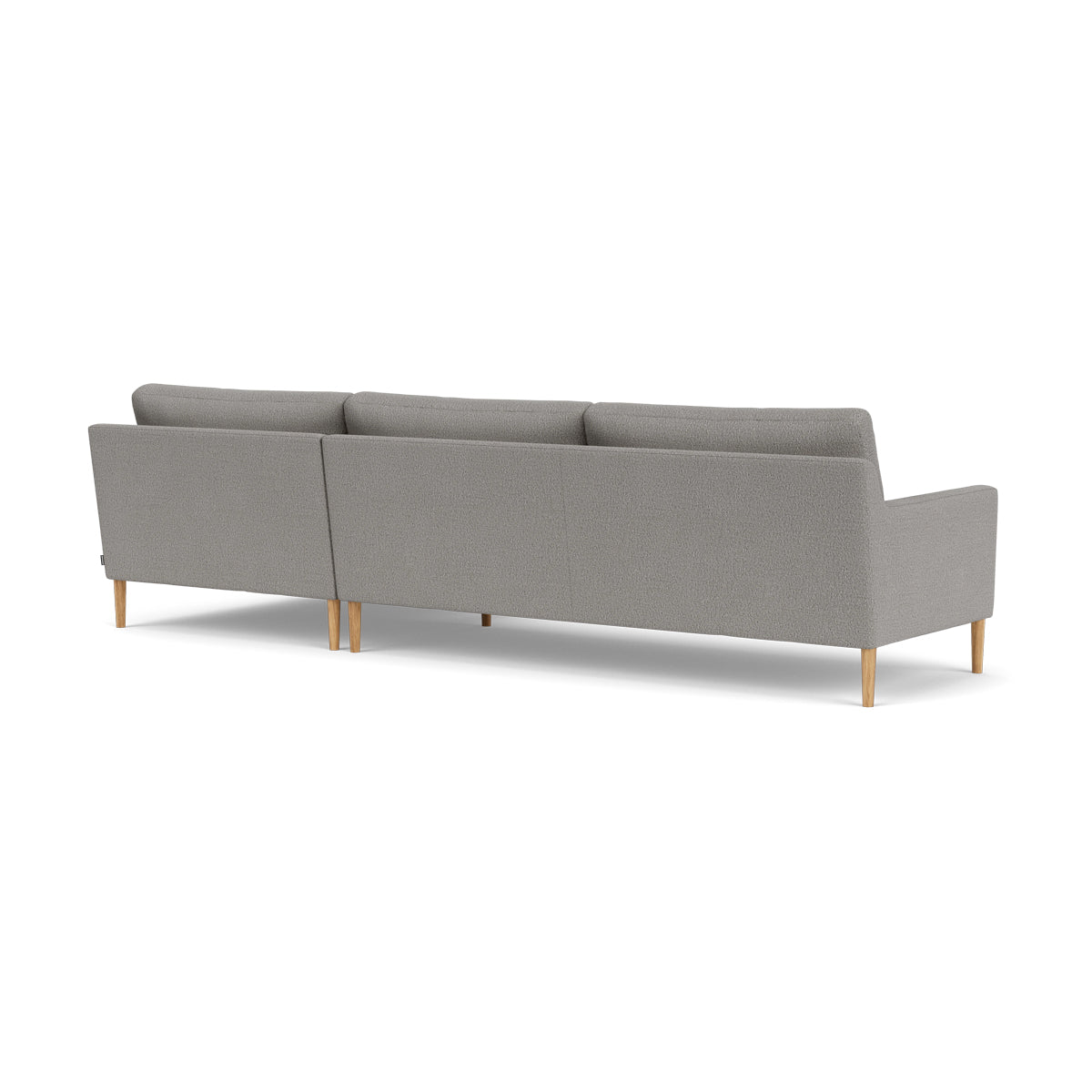 Astha Boucle Right Chaise Sofa - Modern Upholstered Sectional Couch with Chaise Lounge for Living Room, Family Room & Apartment Decor