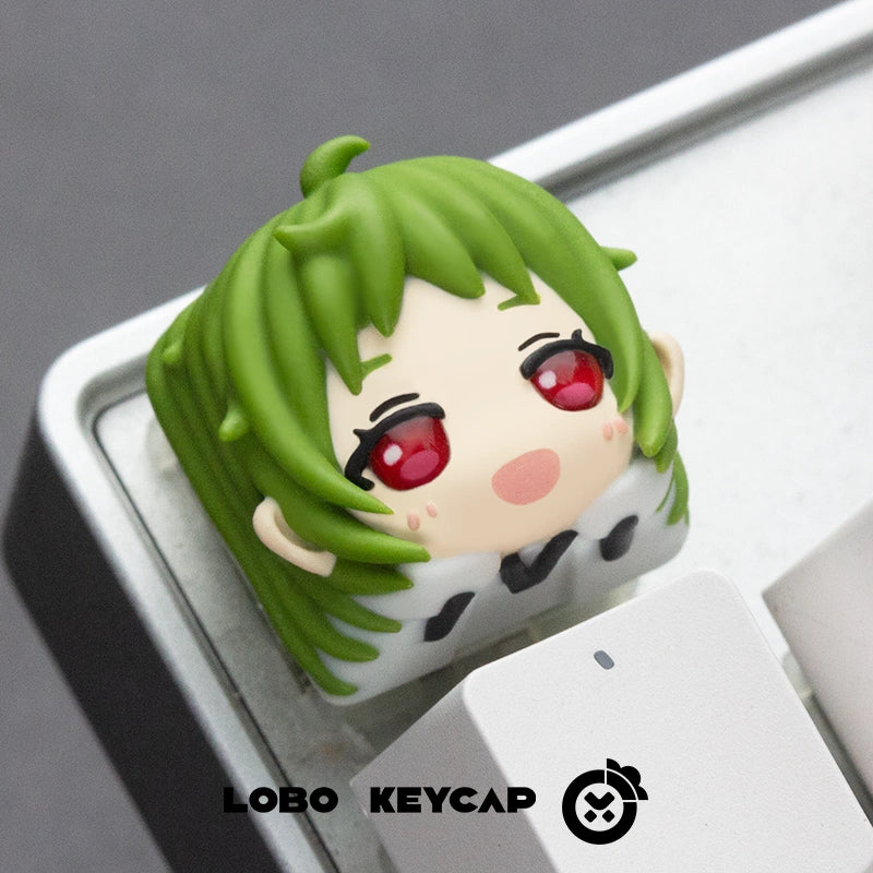 Mushoku Tensei: Jobless Reincarnation Anime Resin Keycaps - Custom Mechanical Keyboard Accessories for Gaming & Typing Enthusiasts