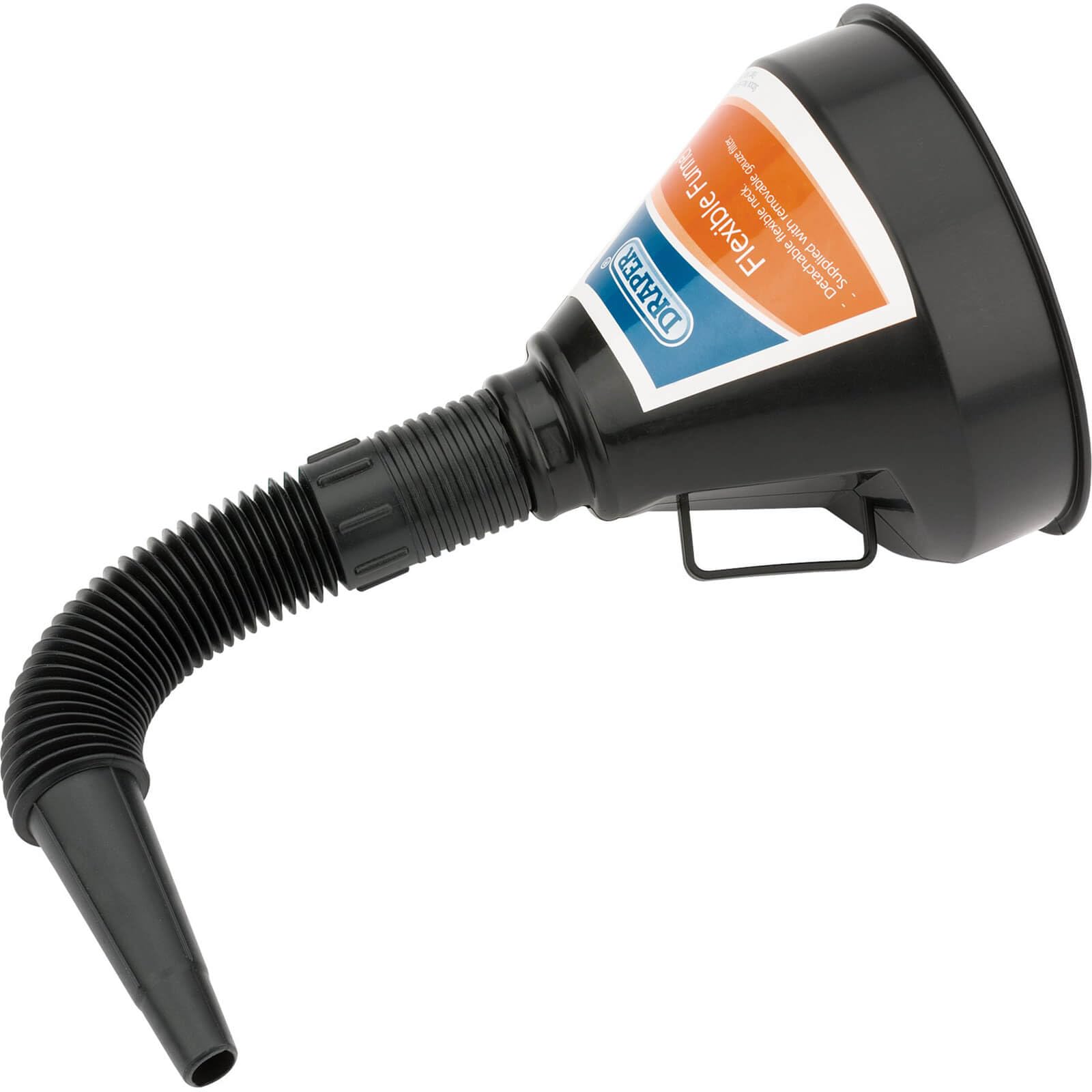 Draper 56141 Flexible Funnel - Durable Silicone Kitchen Funnel for Liquids, Oils, Spices | Perfect for Cooking, Baking, Canning & Auto Maintenance